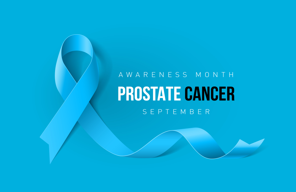 prostate cancer awareness month ribbon for awareness